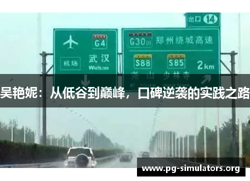 吴艳妮:从低谷到巅峰,口碑逆袭的实践之路 吴艳妮:从低谷到巅峰,口碑逆袭的实践之路